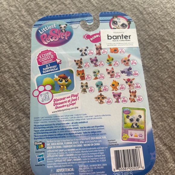 Littlest Pet Shop Series 2 Pet Panda  (#G7 - #70) Pet - Picture 2 of 2